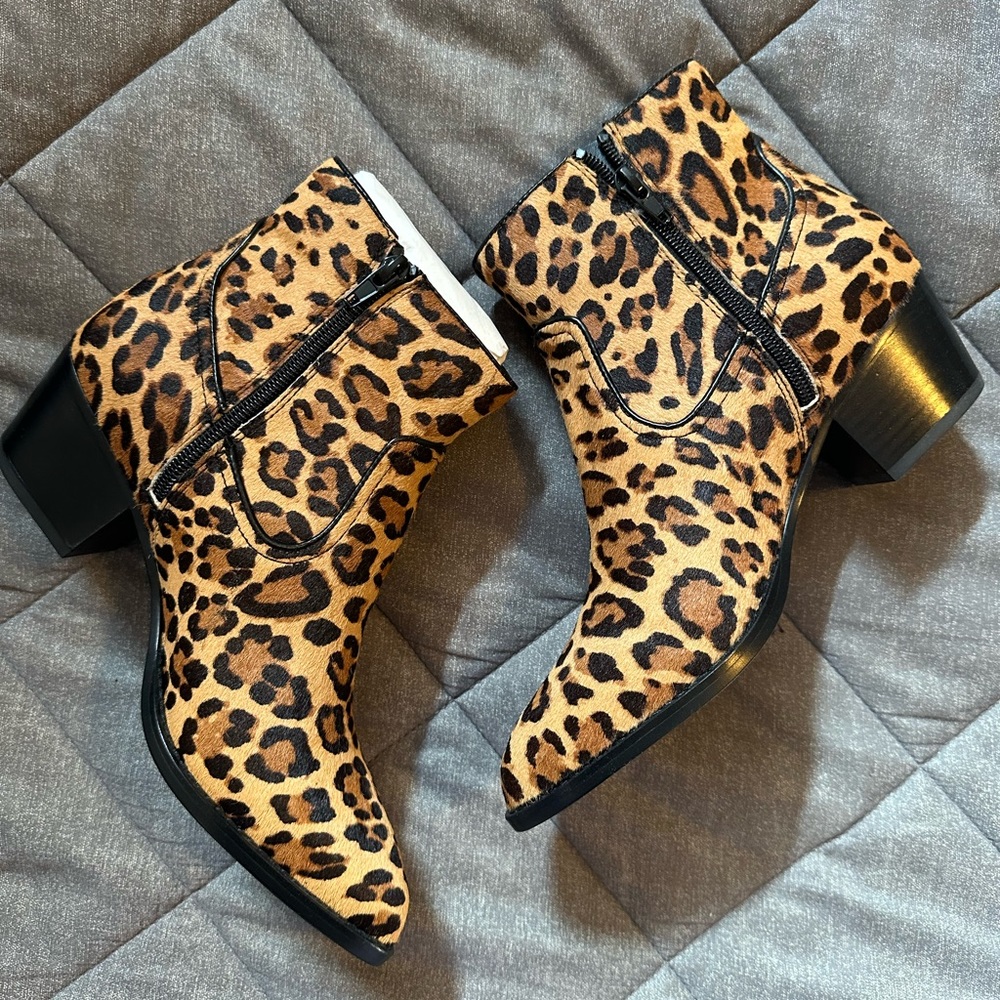 Leopard Print Booties - Picture 3 of 5